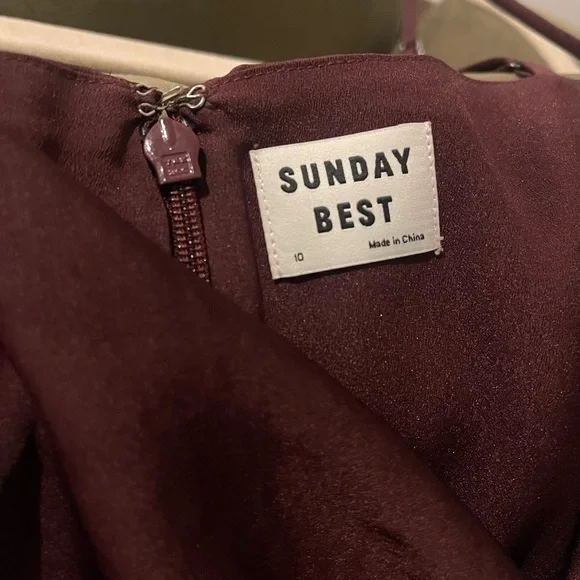 Aritzia Sunday Best Satin Mini Dress - Picture 7 of 7